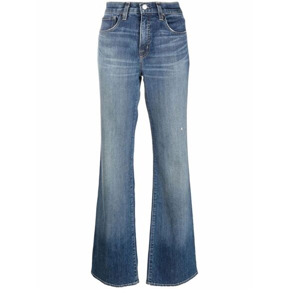 Nili Lotan Blue Denim - Flared Jeans Women - Picture 1 of 6